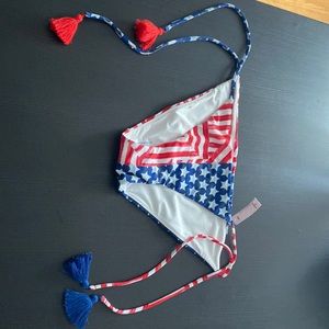 VS PINK American flag bikini bottoms